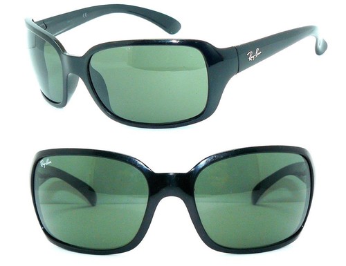 Ray ban sunglasses black green - sunglasses,